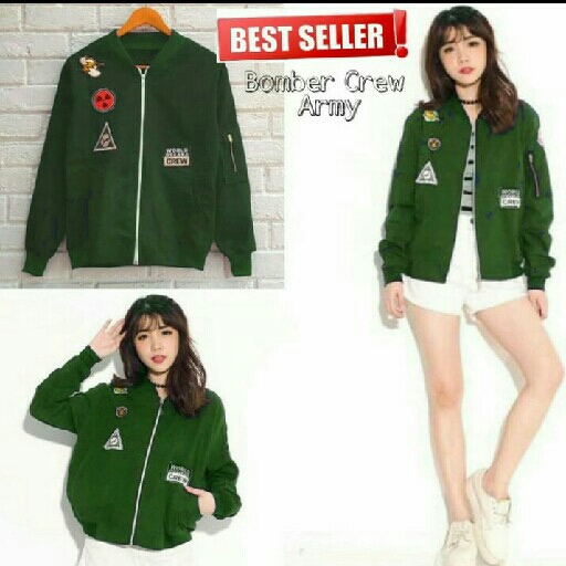 Jaket bomber Cewe 