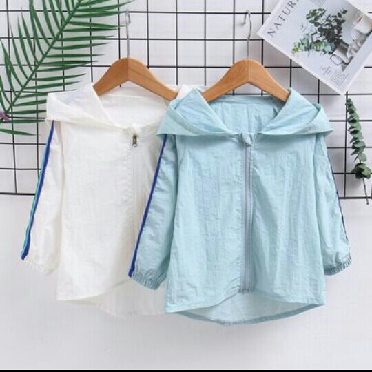 Jaket tipis anti uv untuk balita 3