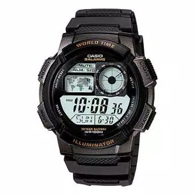 Jam Tangan Casio AE1000-1A Black Original