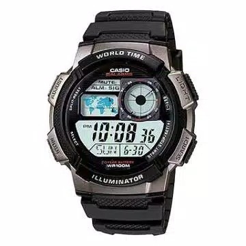 Jam Tangan Casio AE1000-1B Metalic Original