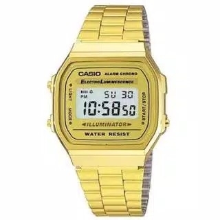 Jam Tangan Casio Original Gold - A168WGA 