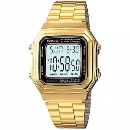 Jam Tangan Casio Original Gold - A178WGA