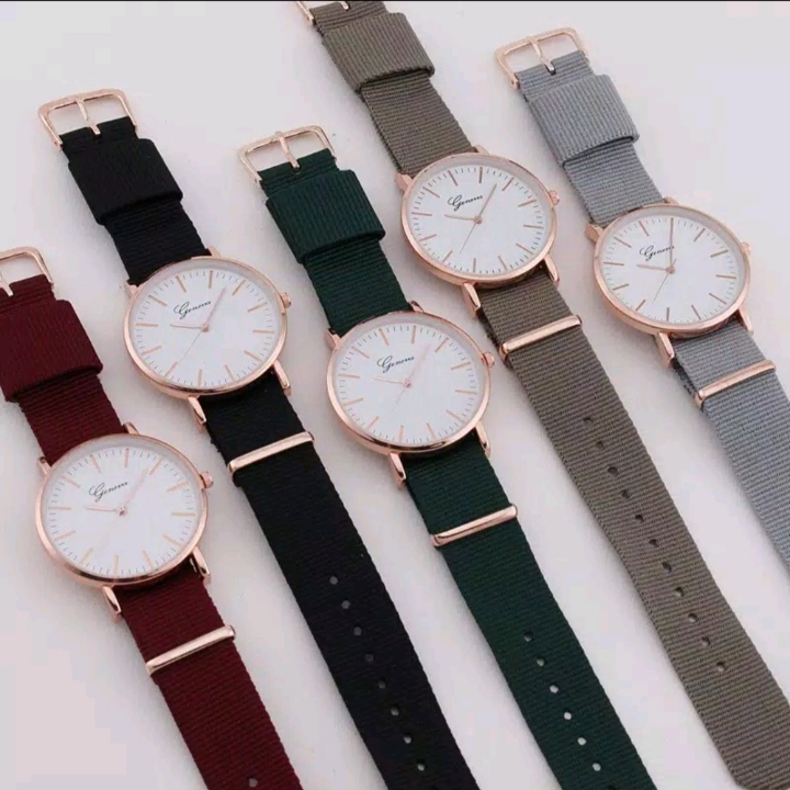 Jam Tangan GEVENA Canvas