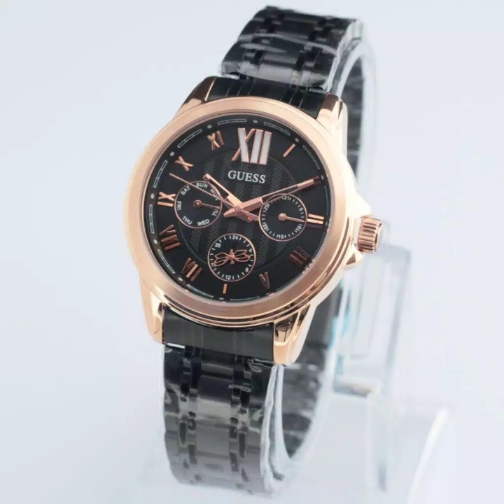 Jam Tangan Guess BRG GS005 Rose Gold Grade Ori