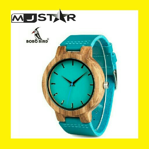 Jam Tangan Kayu Bobo Bird Blue