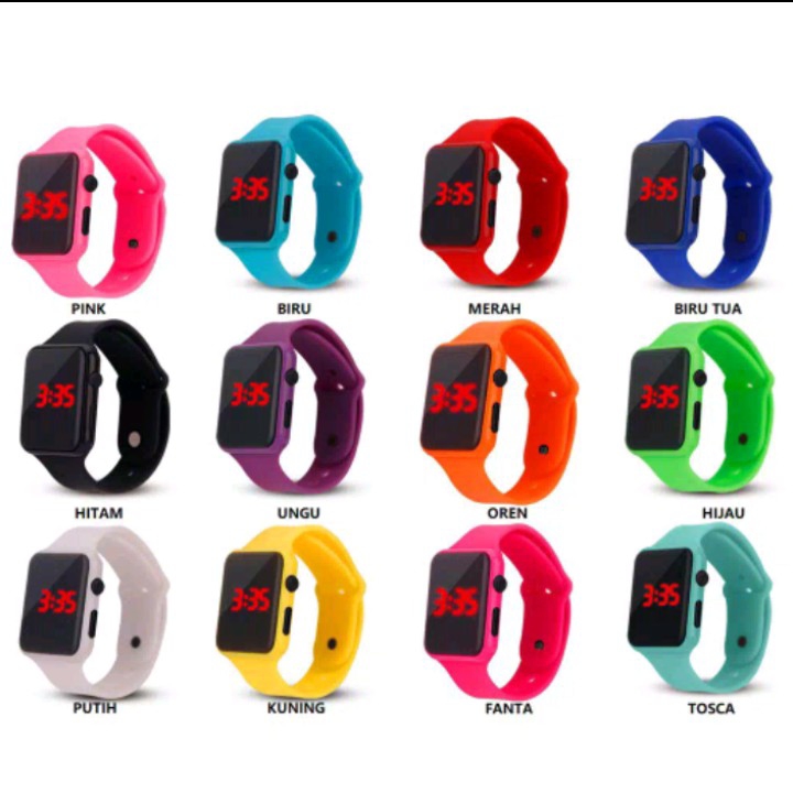 Jam Tangan LED 25 Rb