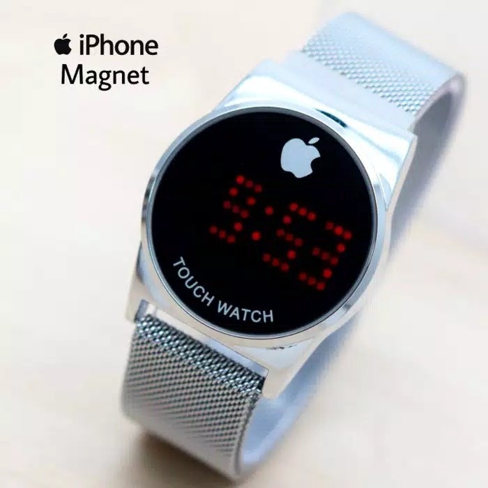 Jam Tangan LED Apple Watcj AP09 Magnet Silver