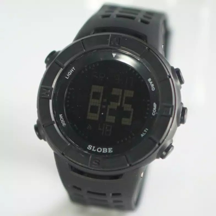 Jam Tangan Original Slobe Model Suuntoo Full Black - Garansi