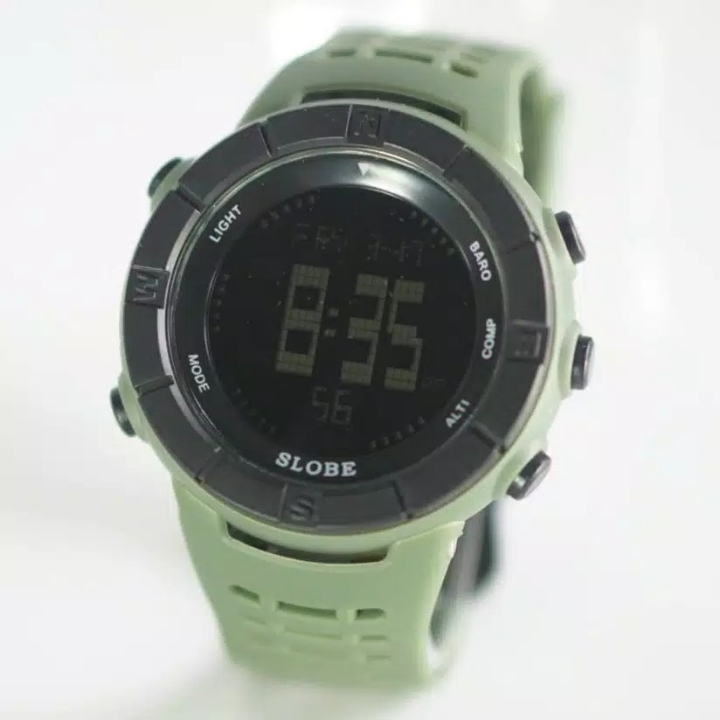 Jam Tangan Original Slobe Model Suuntoo SL003 Hijau - GARANSI