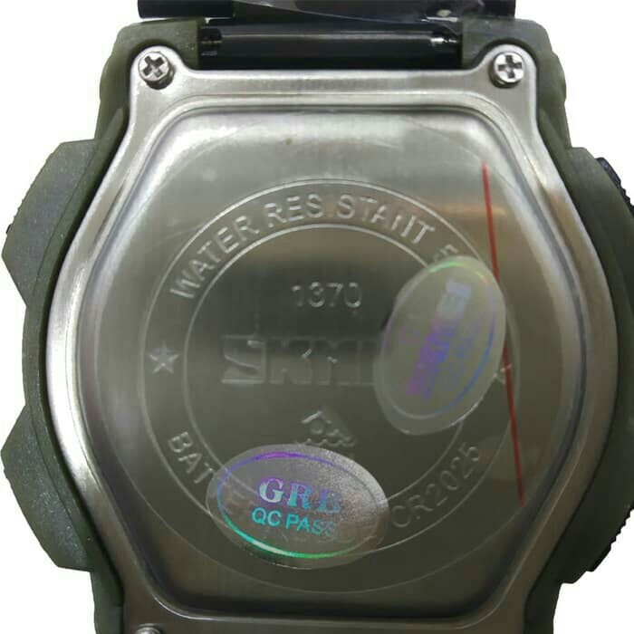 Jam Tangan Pria Digital SKMEI 1370 Black Water Resistant 50 M 5