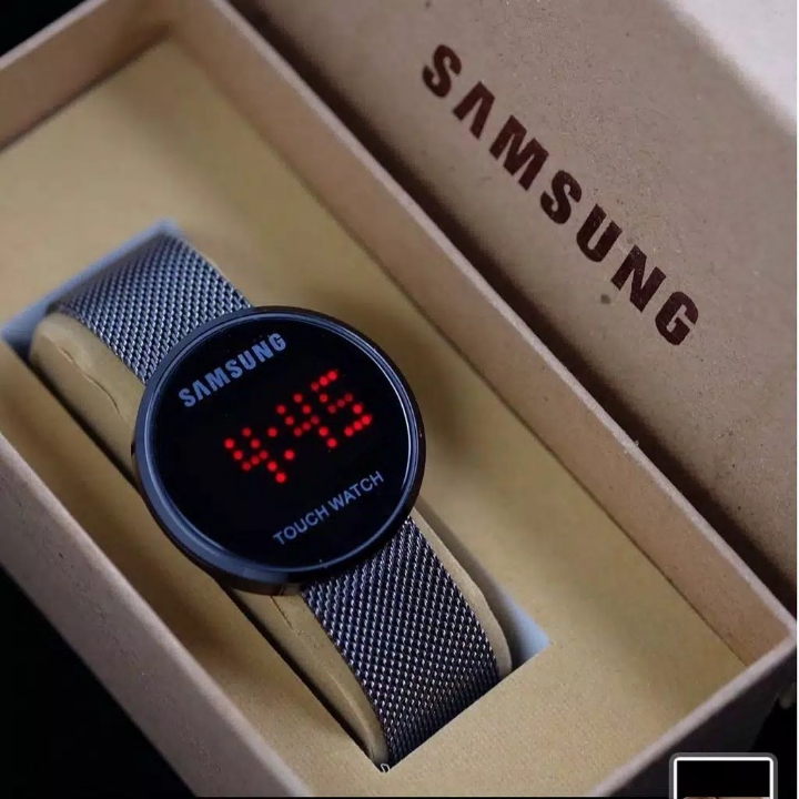 Jam Tangan Samsung LED Strap Pasir - Hitam