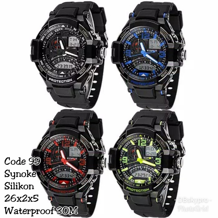 Jam Tangan Synoke Waterproof 