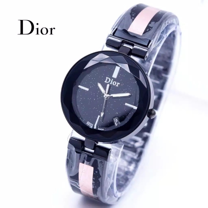 Jam Tangan Wanita Dior Mika Glitter HFB