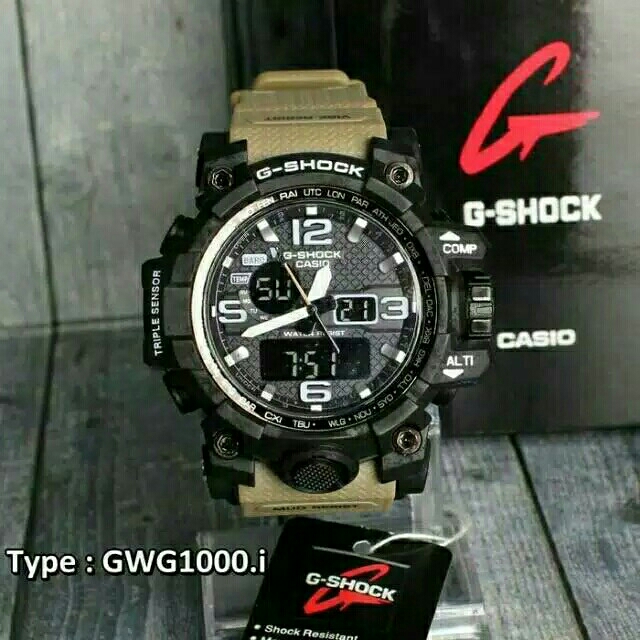 Jam tangan Casio G-Shock Double Time Tali Rubber