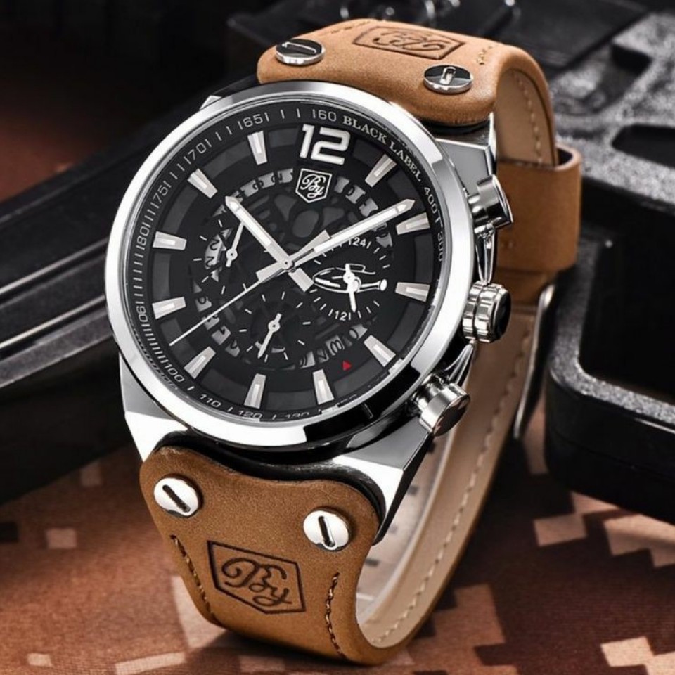 Jam tangan kulit pria
