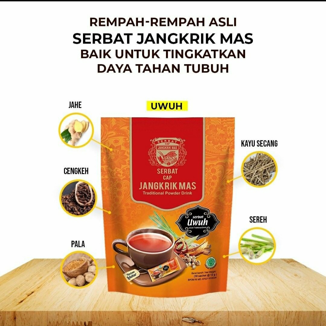 Jamu Sachet  Serbat Jangkrik Mas