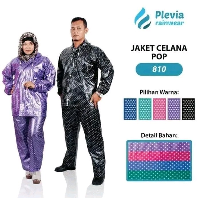 Jas Hujan Celana POP PleviaSize Dewasa cowo dan cewe bisa