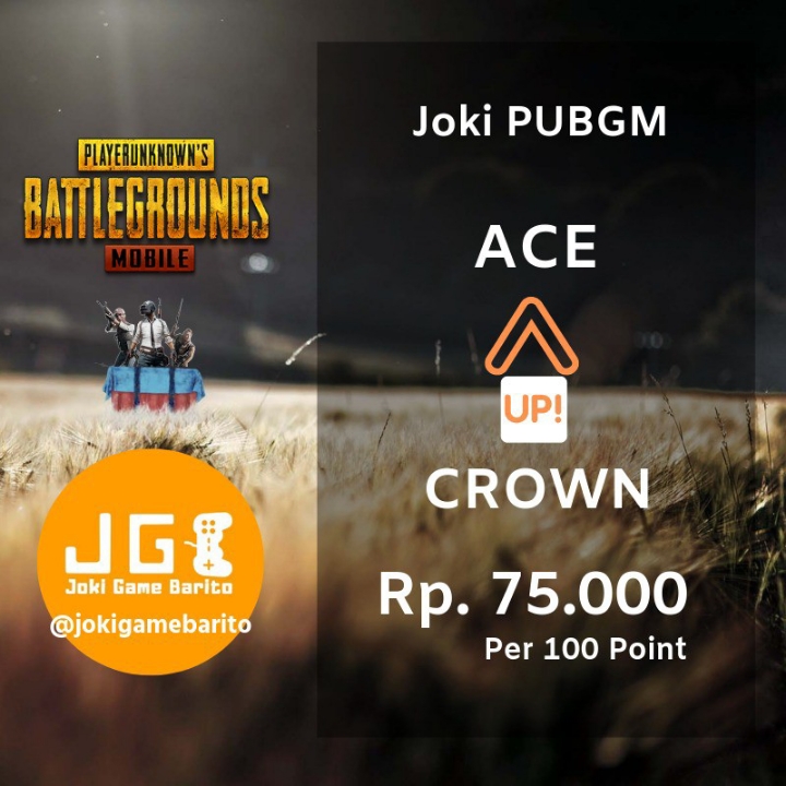Jasa Joki Game PUBG Crown Up Ace