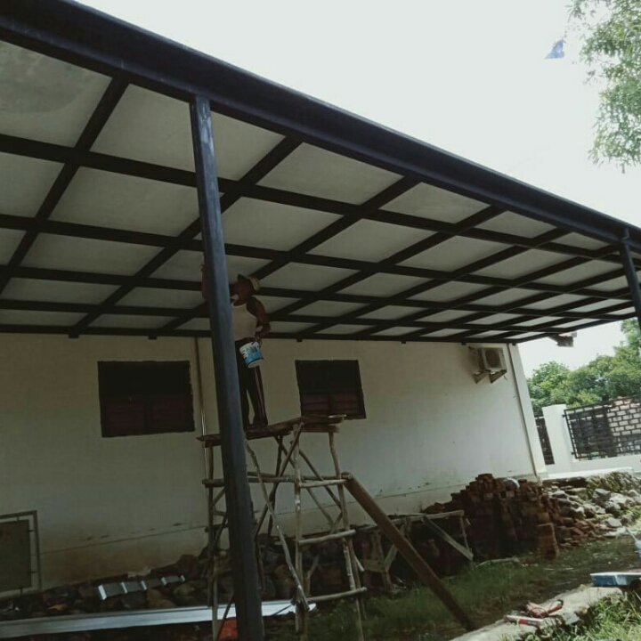 Jasa Pembikin Kanopi Baja Ringan Siap Survai Tempat  5