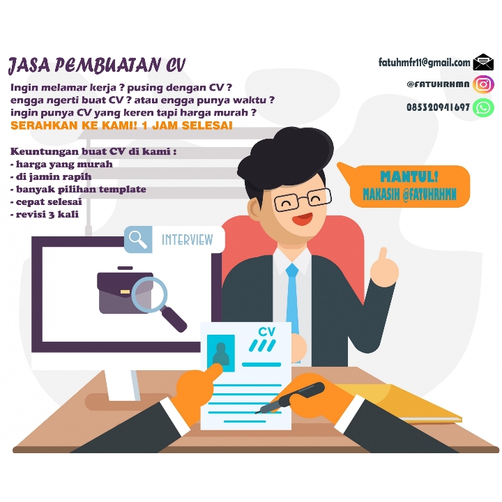 Jasa Pembuatan CV 
