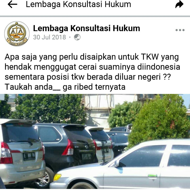 Perkara Perkawinan Gugat Cerai TKW