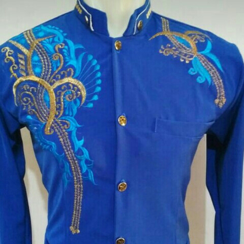 Jasko Biru Motif Pedang