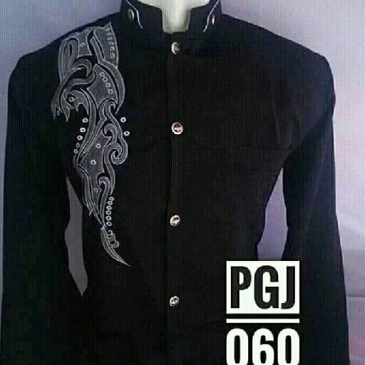 Jasko Hitam Motif Naga