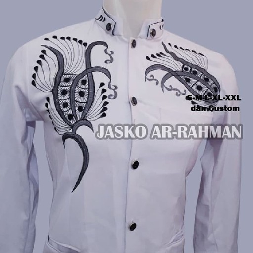 Jasko Putih Motif Baru