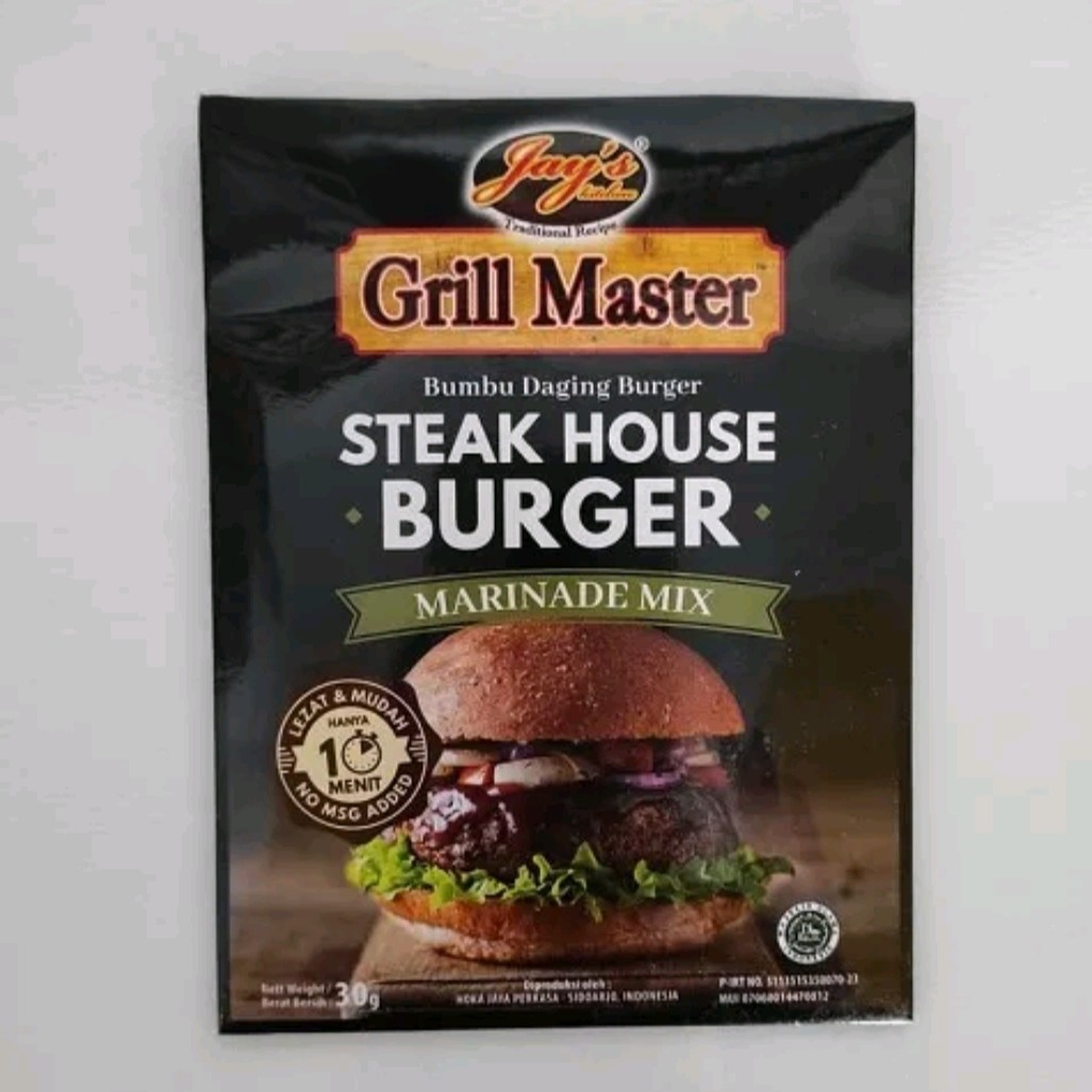 Jays Marinade Mix Steak House Burger