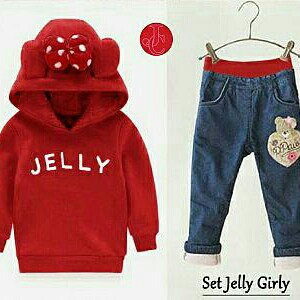 Jc Set Jelly Girly Red Kid