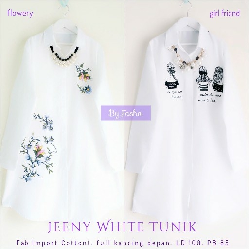 Jeeny White Tunik