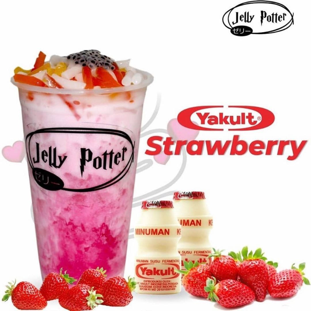 Jelly Potter Yakult Strawberry