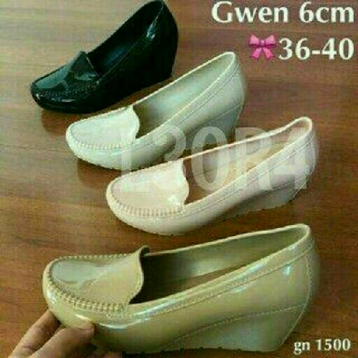 Jelly Shoes Wedges Kotak