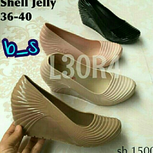 Jelly Shoes Wedges Ulir