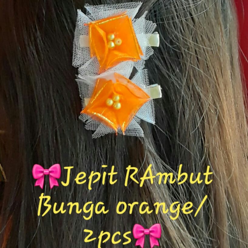 Jepit Rambut Tille Orange
