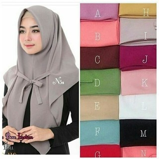 Jilbab Instan Segitiga Tali