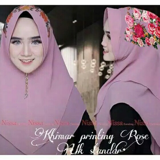 Jilbab Khimar Printing
