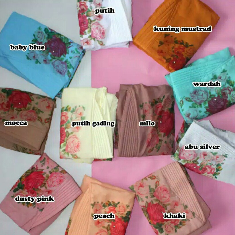 Jilbab Khimar Printing 2