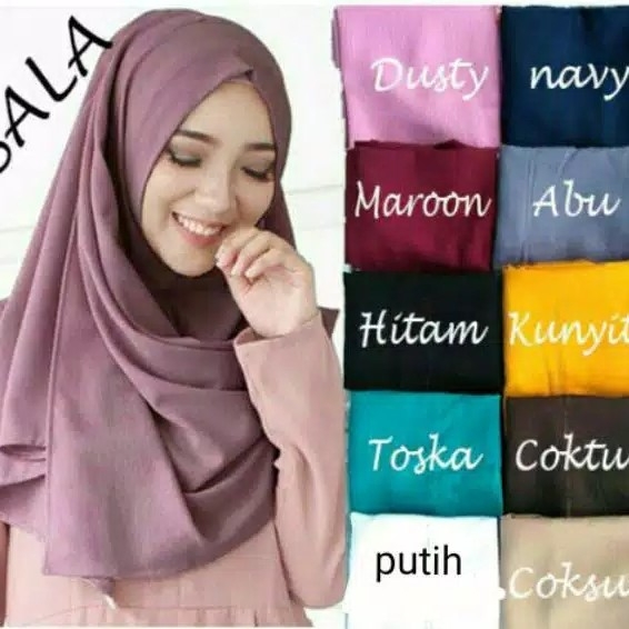 Jilbab Pashmina instan SALA  instan OSI  pastan flowy oshi diamond 