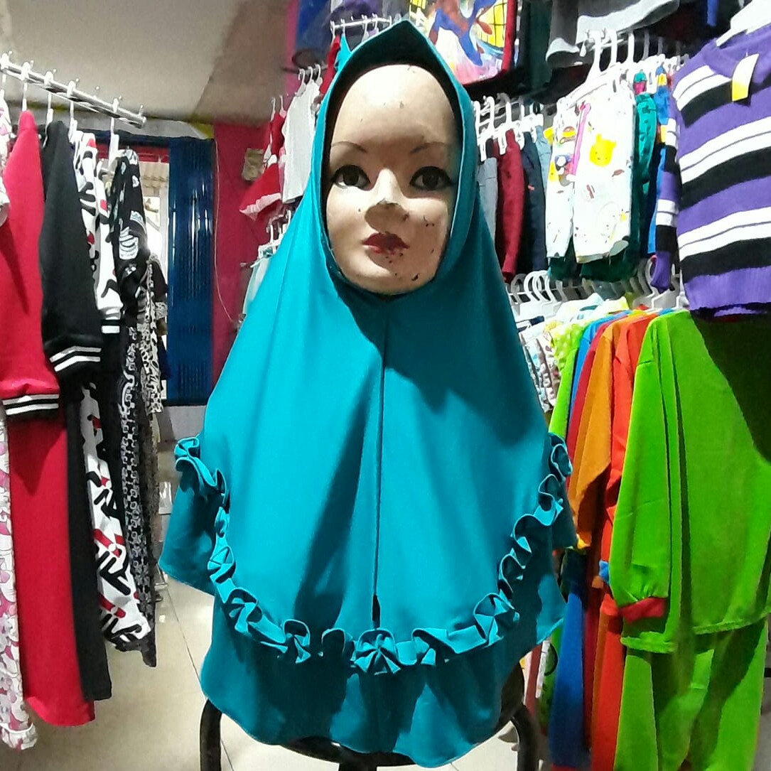 Jilbab Printing Bunga