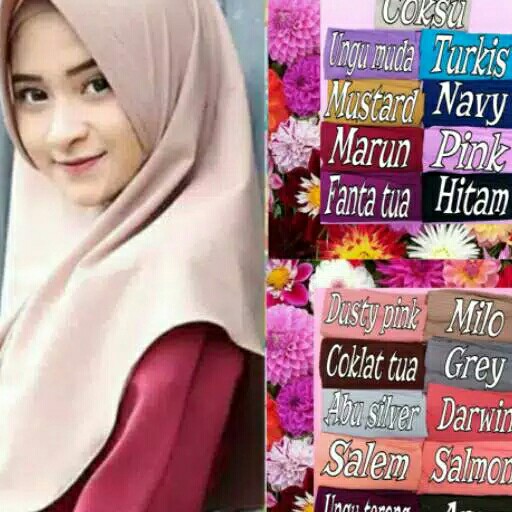 Jilbab Simple Pet Mutiara