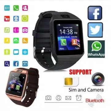 U9 Smartwatch Sport Bluetooth dengan Kamera 2G GSM SIM TF