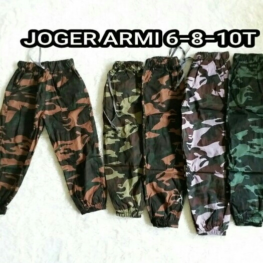 Jogger Army 6-10 Tahun