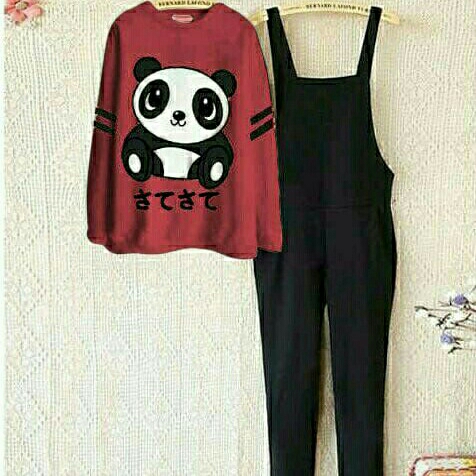 Jump Panda Maroon