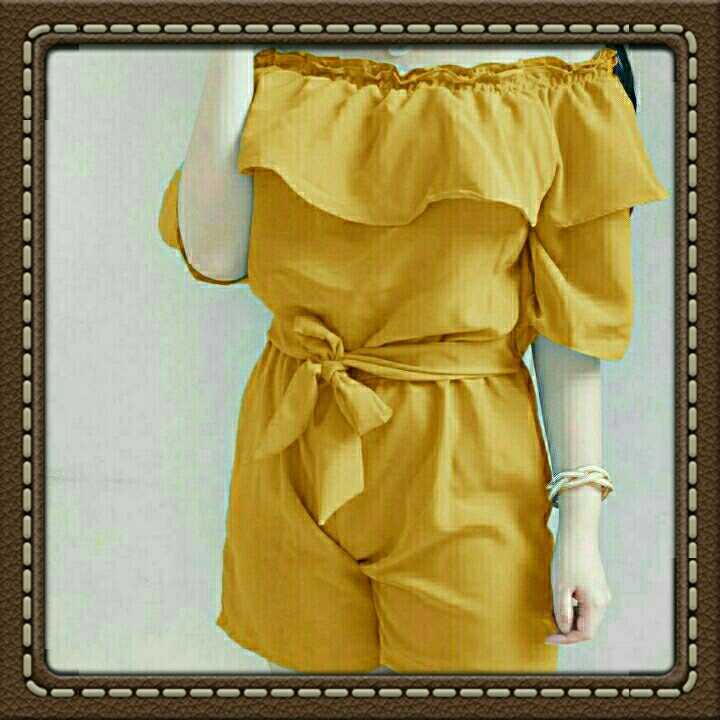 Jumpsuit Aurel Mustard