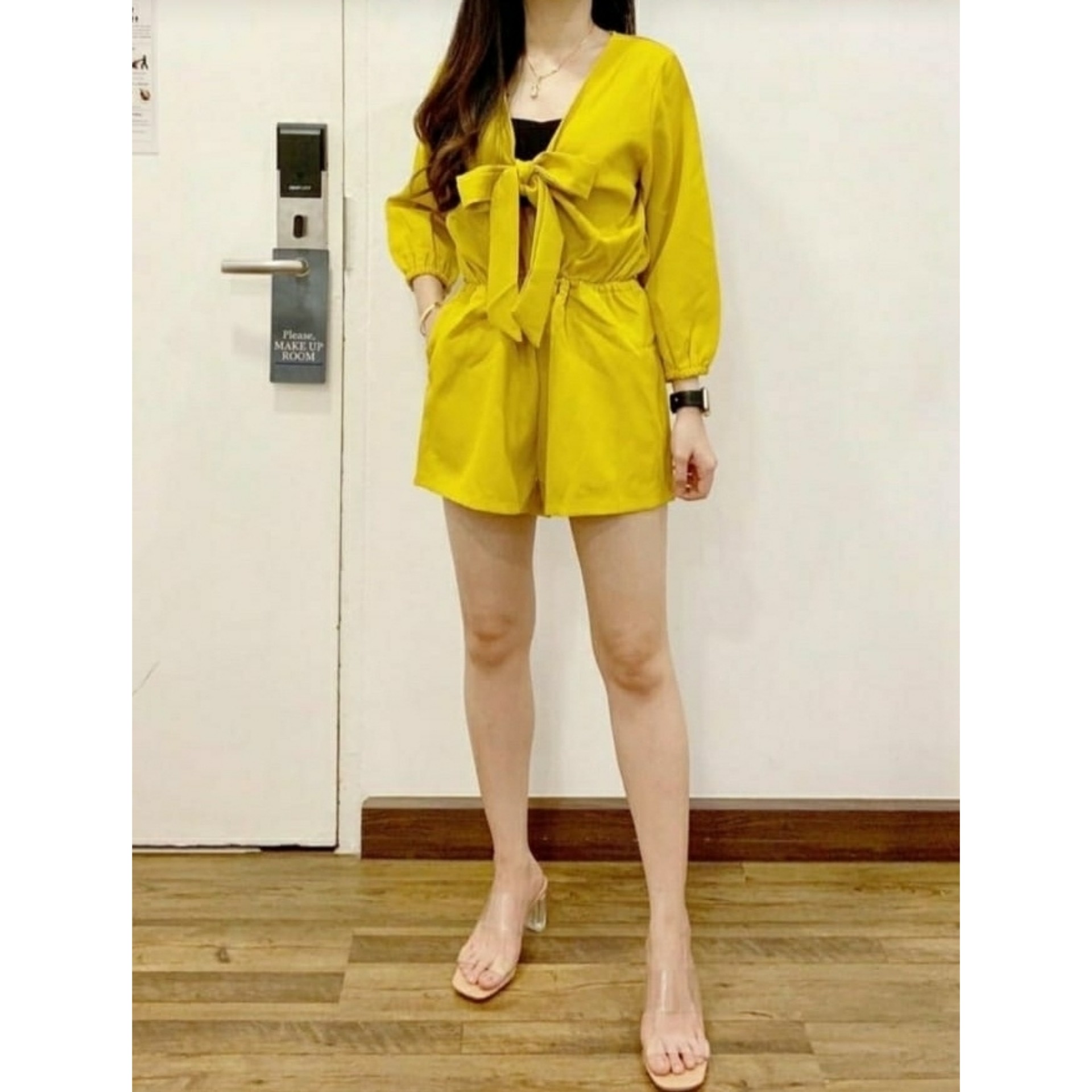 Jumpsuit Cindy Mustard