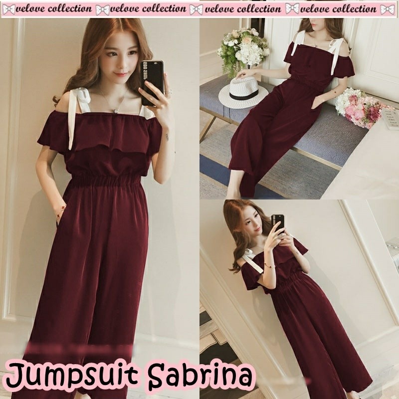 Jumpsuit Sabrina Maroon
