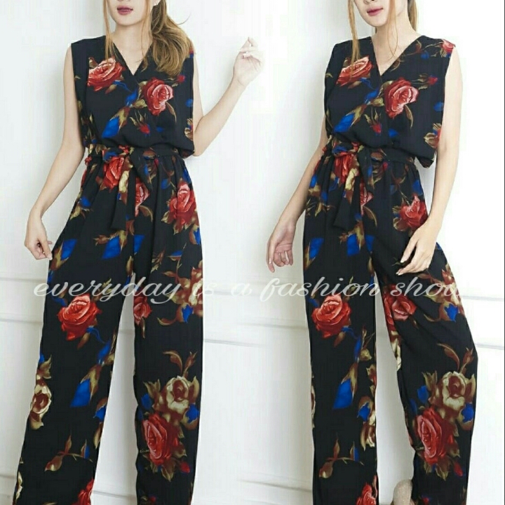 Jumpsuit Terysa Hitam