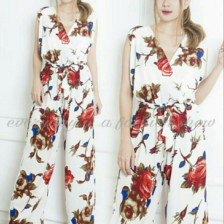 Jumpsuit Terysa Putih