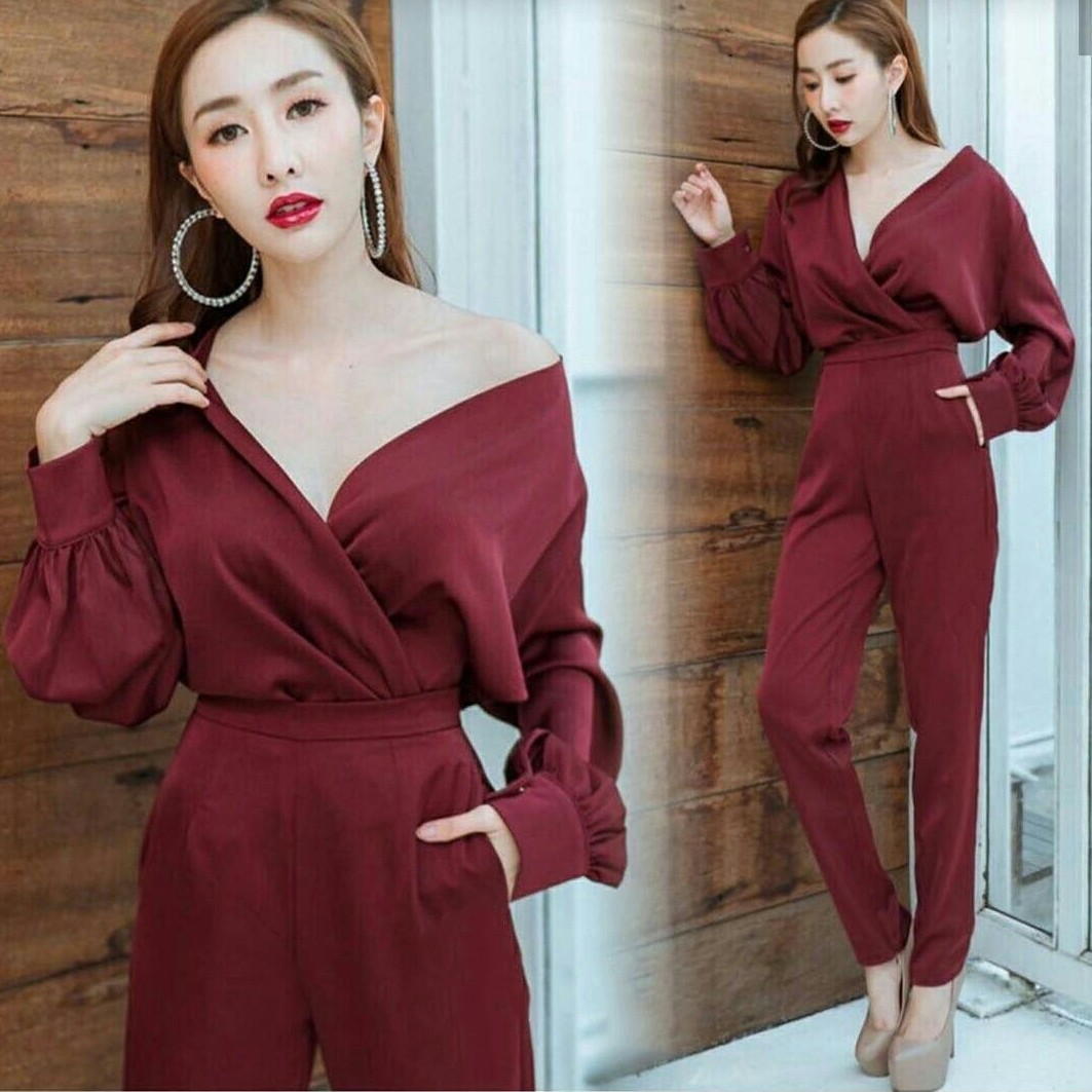 Jumpsuit Valio Maroon